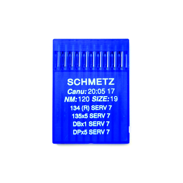 Иглы Schmetz DPx5 SERV7 120/19 для промышленных машин