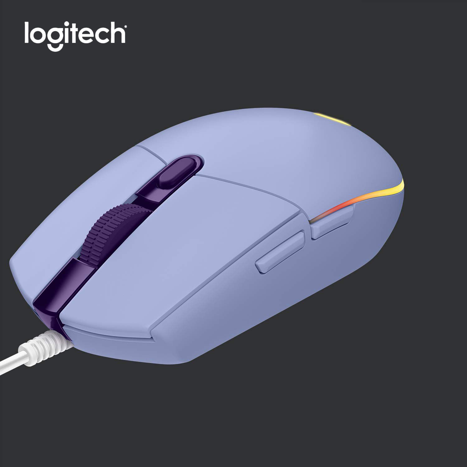 МышьпроводнаяLogitechG203,пурпурный