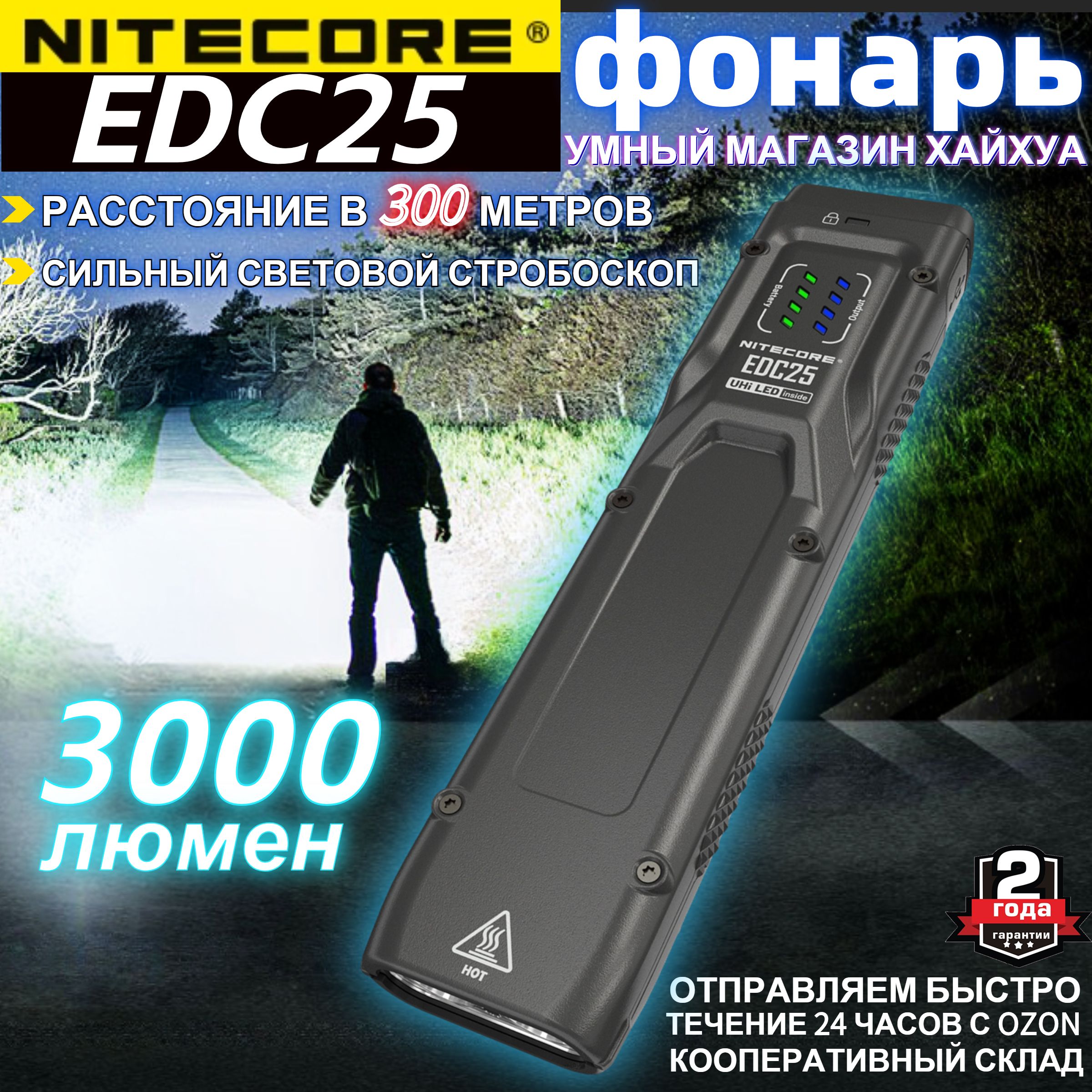 NITECOREФонарь-прожектор