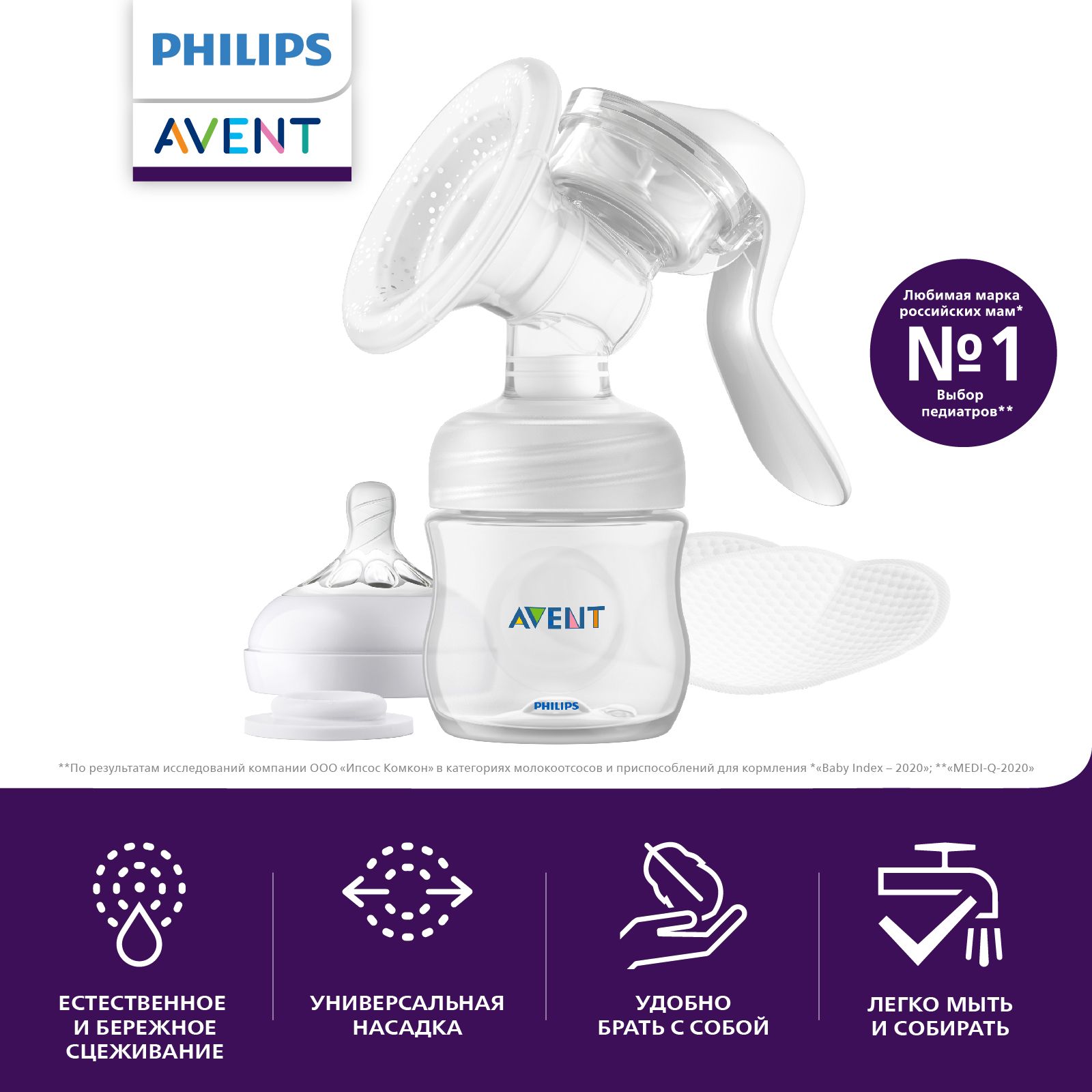 Ручной молокоотсос Philips Avent Comfort SCF430/10