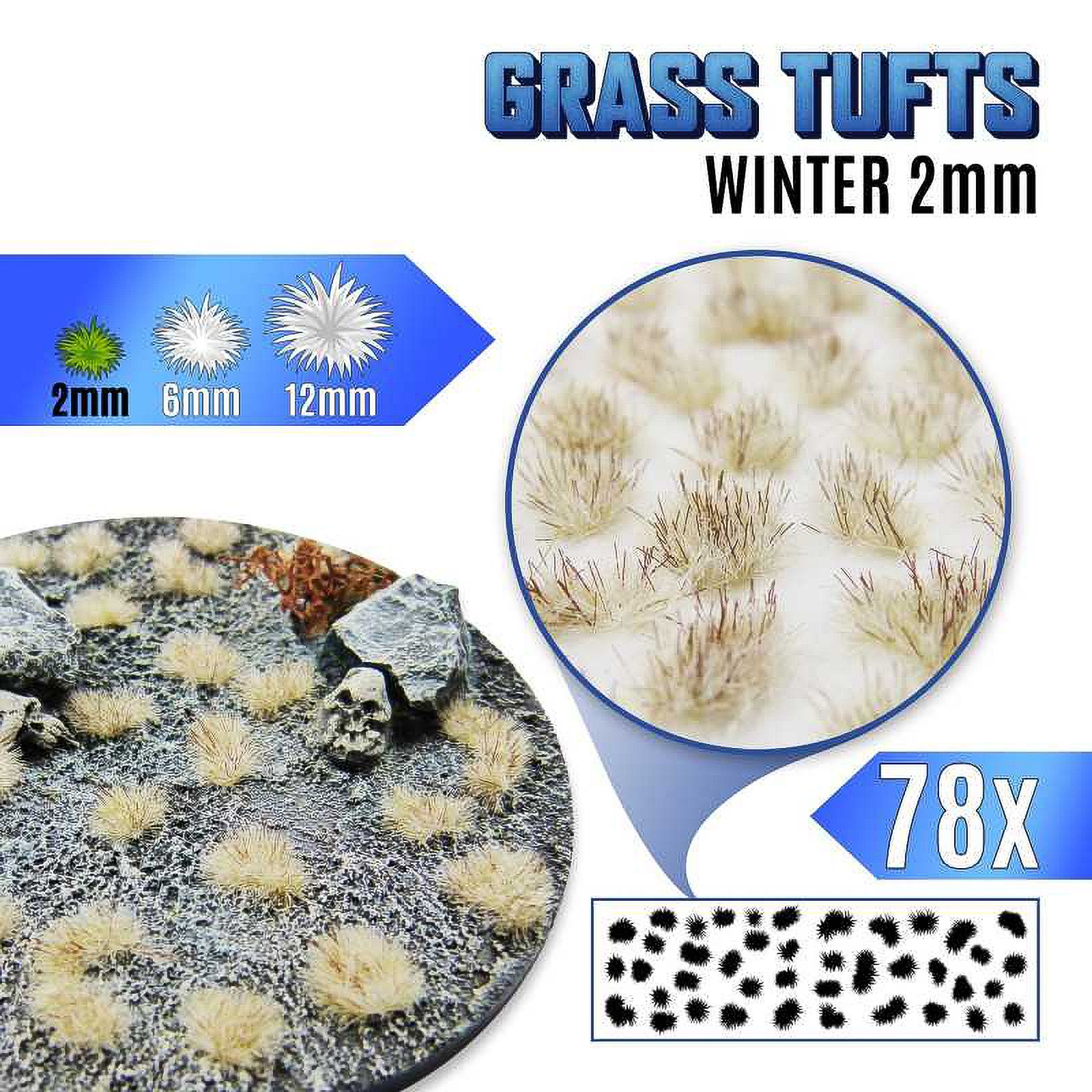 Green Stuff World: Пучки травы для макетов и диорам Grass Tufts 2 mm - Winter