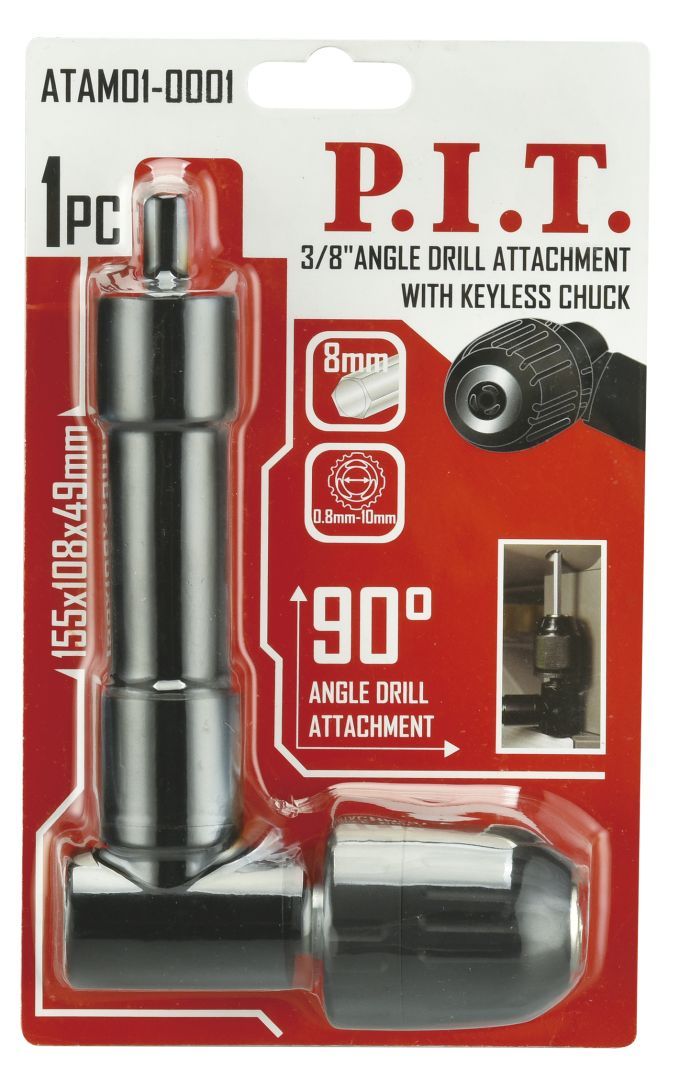 Адаптер угловой для бит P.I.T. 3/8"-24 UNF (ATAM01-0001)