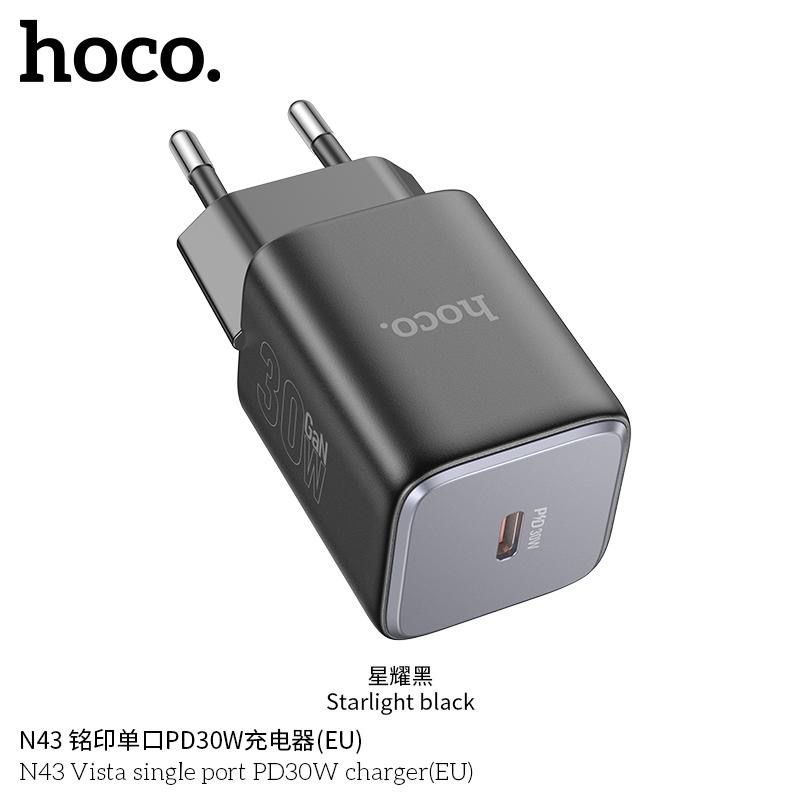 СетевоезарядноеустройствоHOCON43PD30W,черный