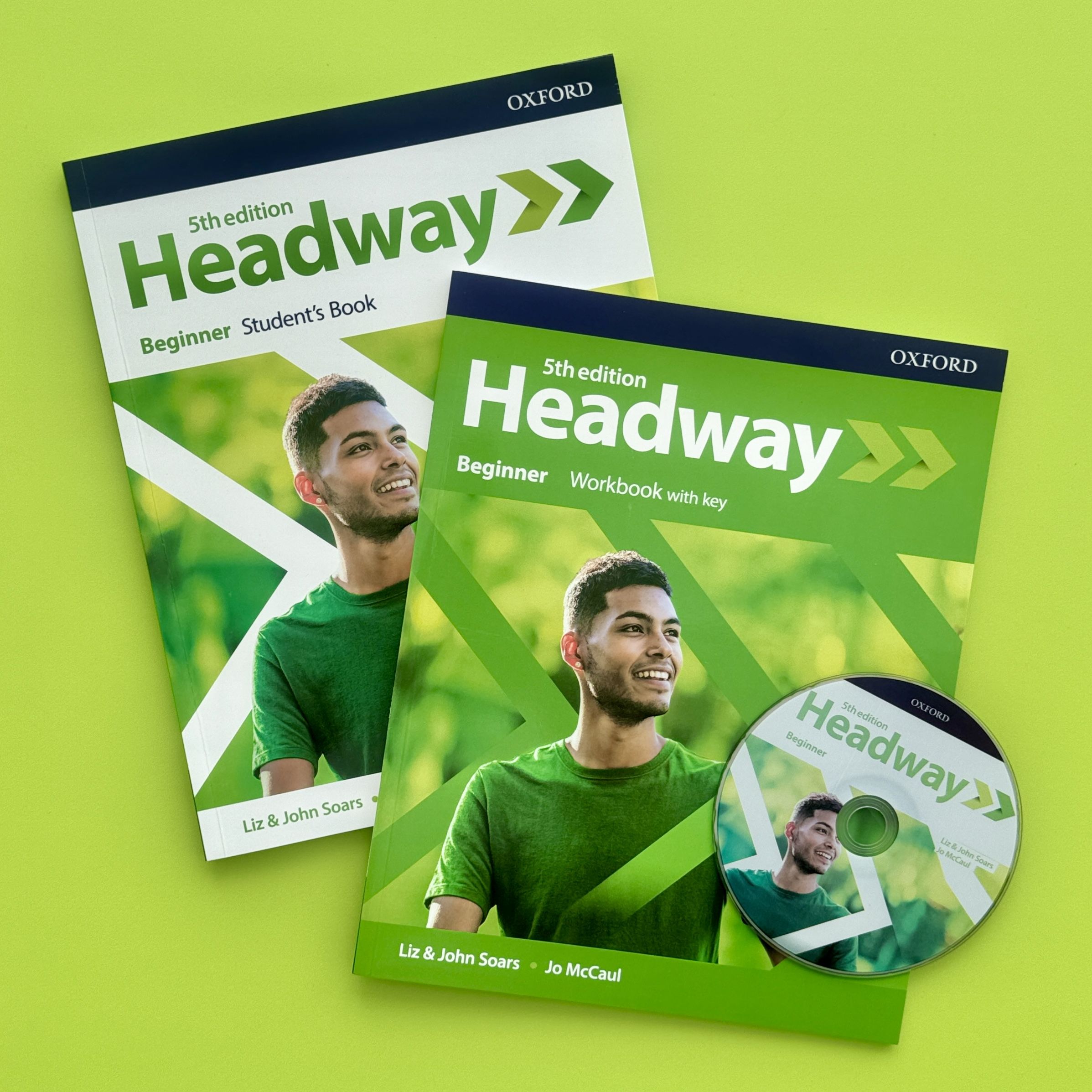 Headway beginner (5th edition): учебник + рабочая тетрадь + диск