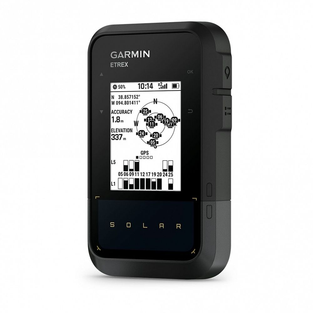 Навигатор туристический портативный GARMIN eTrex Solar GPS/ГЛОНАСС, 010-02782-00