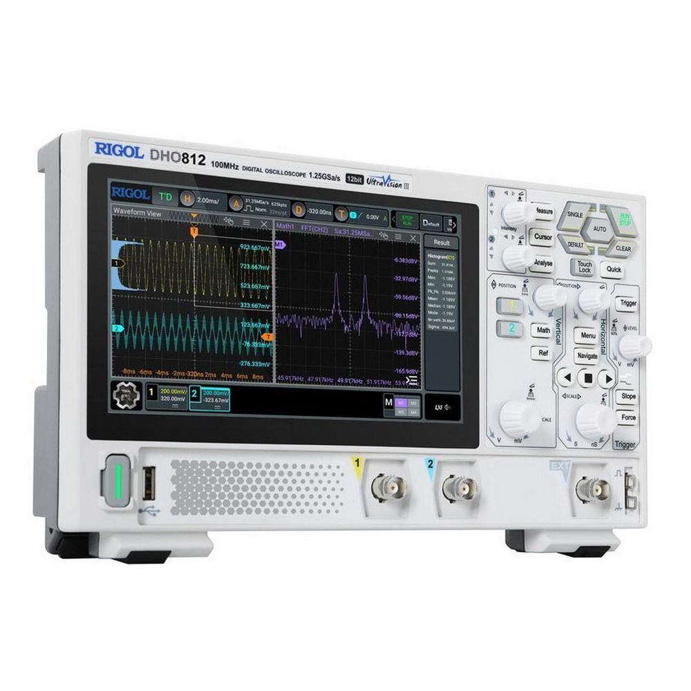 Цифровой Осциллограф Rigol DHO812, 2 канала, 100 МГц, 1,25 Гвыб/с