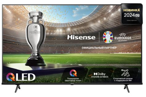 Hisense Телевизор 55E7NQ 55" 4K UHD, серый