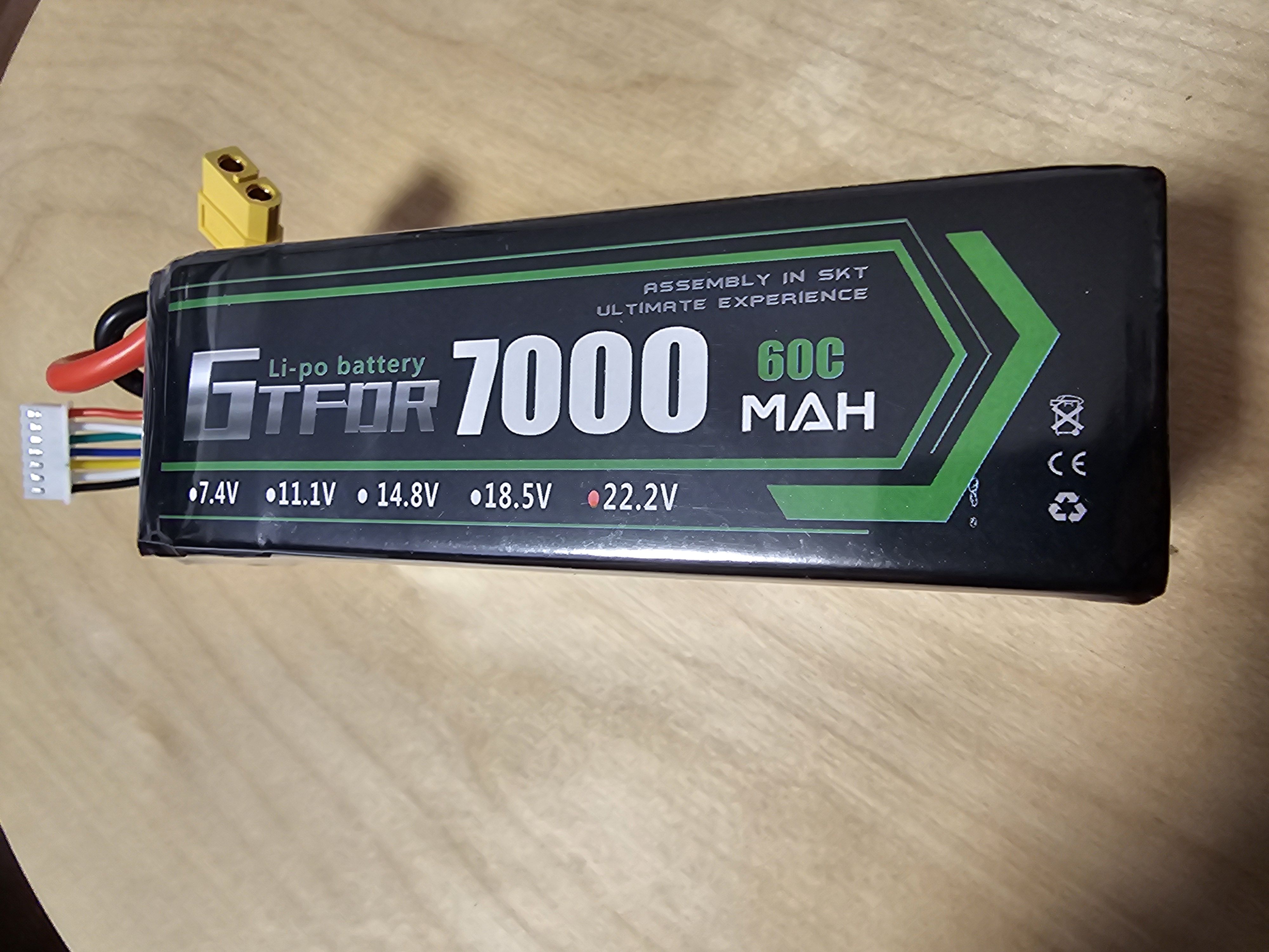 Аккумулятор lipo 6S 7000mAh