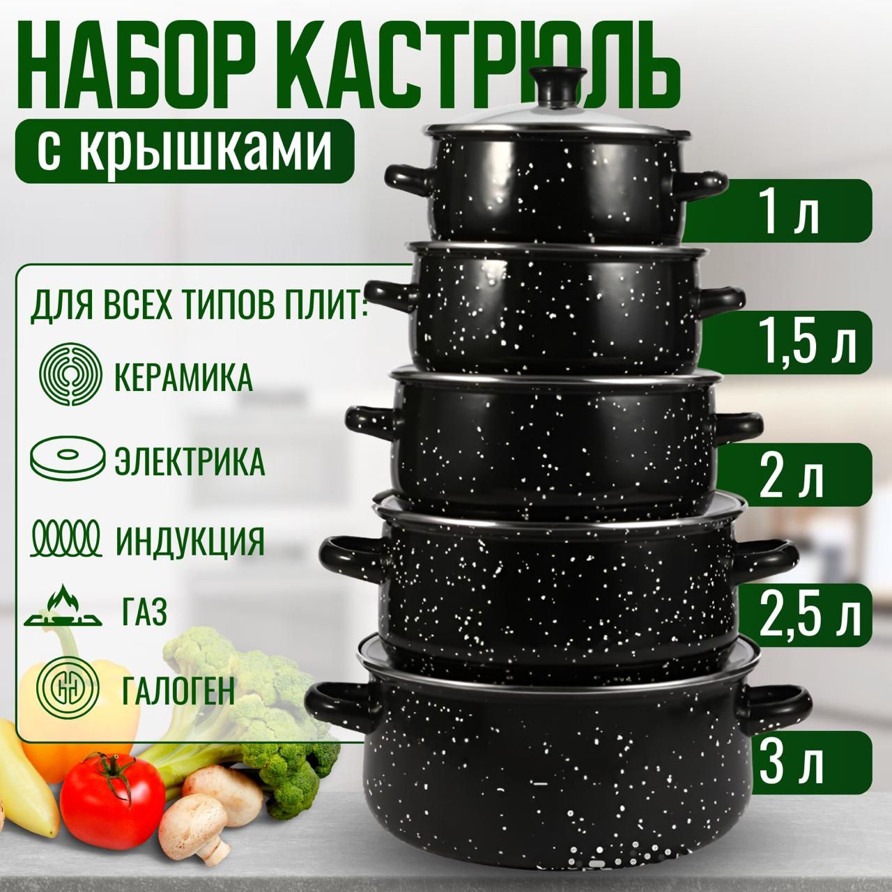 Набор кастрюль из...