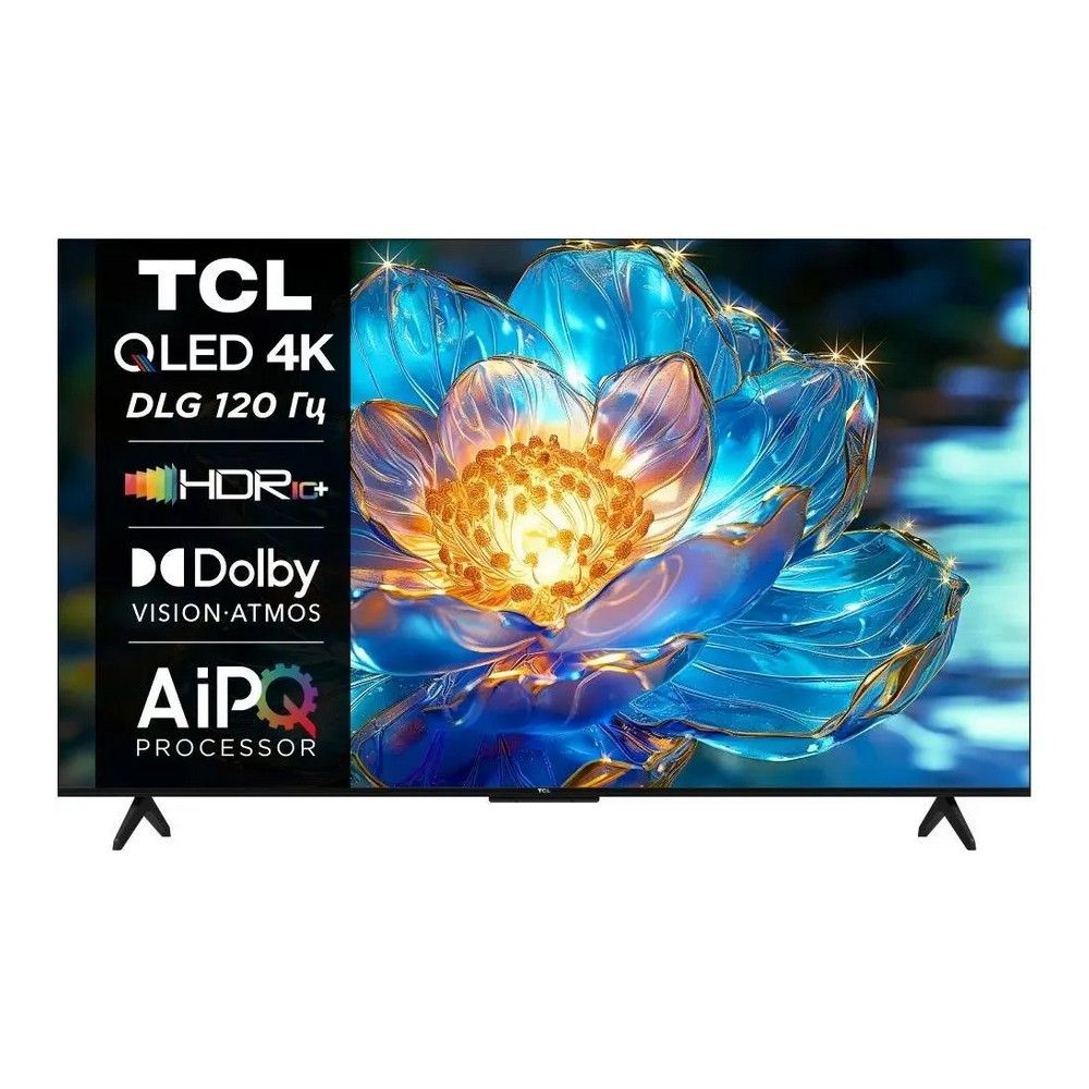 TCLТелевизор75T7B75"4KUHD,черный