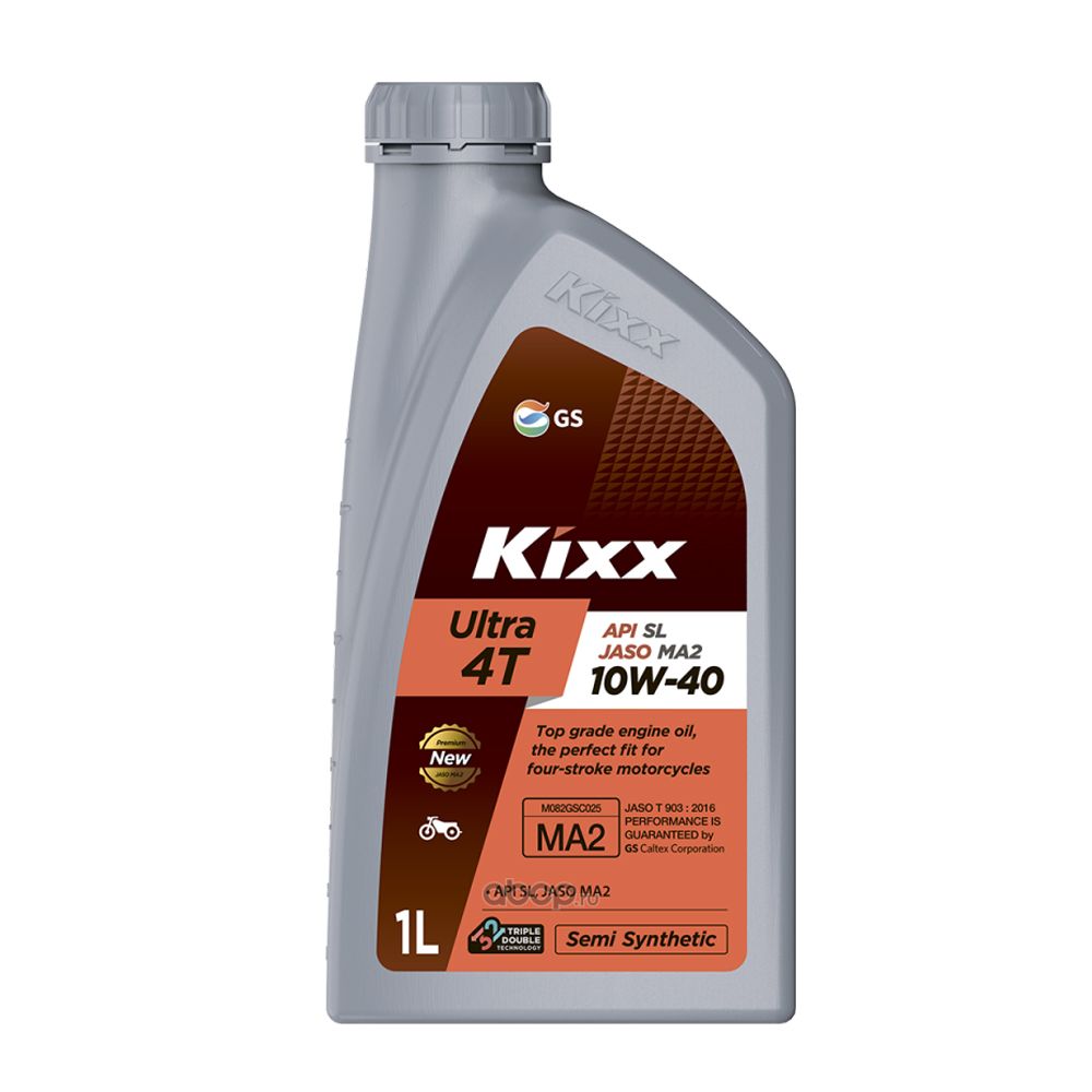 Kixx Ultra 4T 10W-40 Масло моторное, Полусинтетическое, 1 л