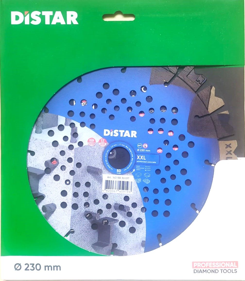 Диск алмазный DISTAR 1A1RSS XXL 230х2,8x17х22,23