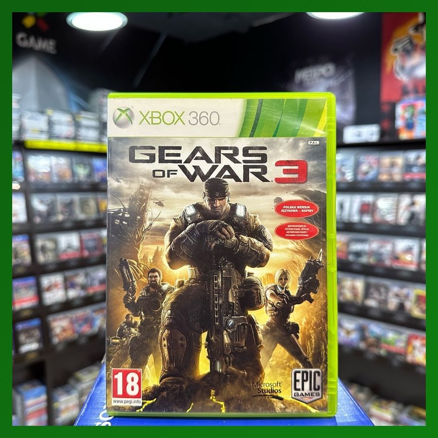 Игра Gears of War 3 (Xbox 360) (Box)