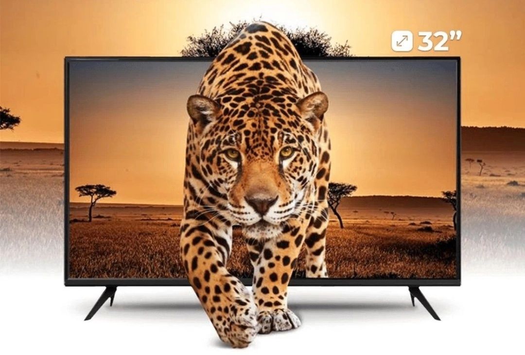 Телевизор 32" Full HD, черный