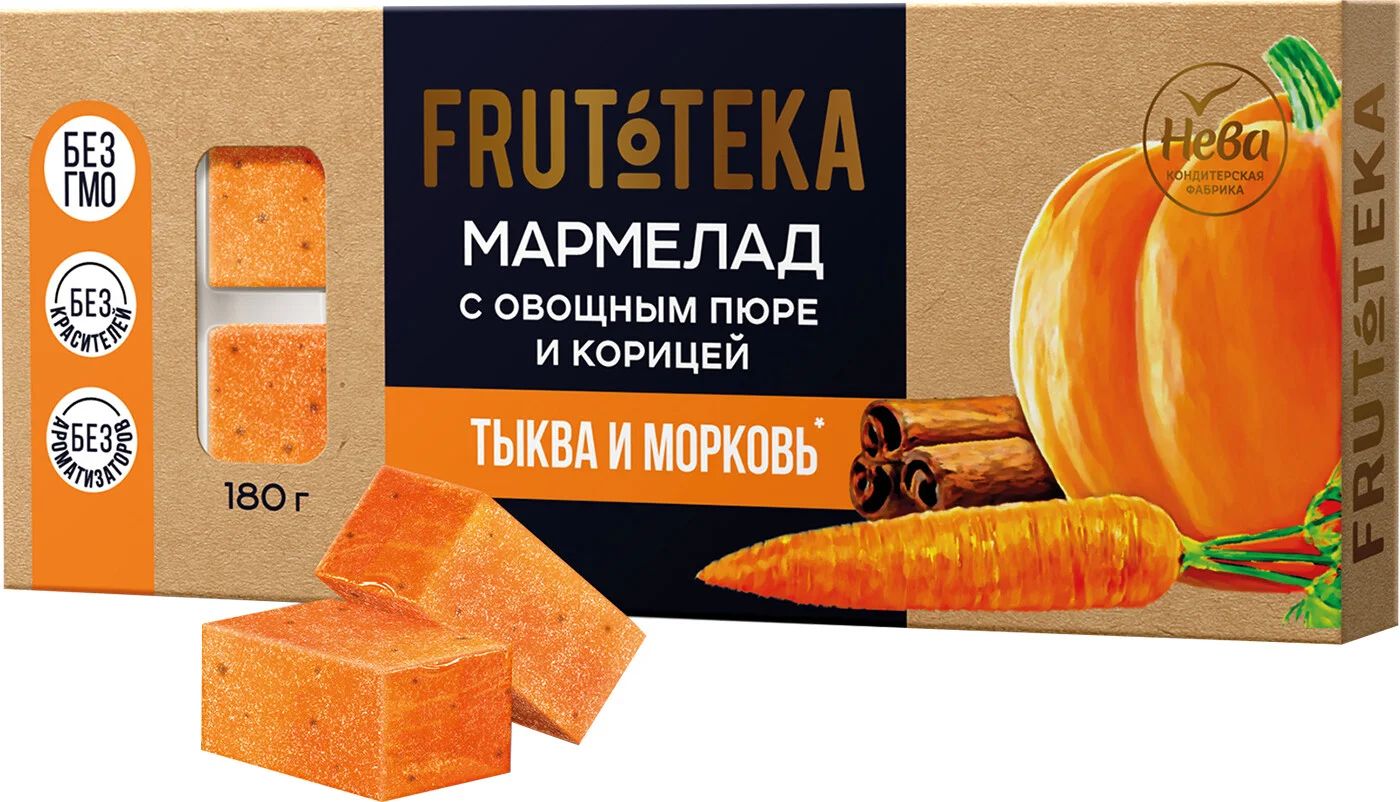 Frutoteka Страна/регион: Россия Тип: <b>Мармелад</b> <b>Вкус</b>: Ассорти Вес: 0.18 кг Со...