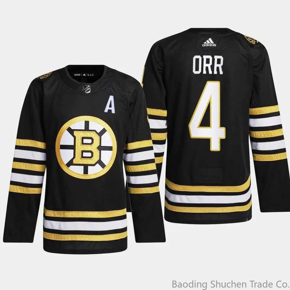 NHL джерси хоккейная Бостон Брюинз Boston Bruins Jersey 4 Orr