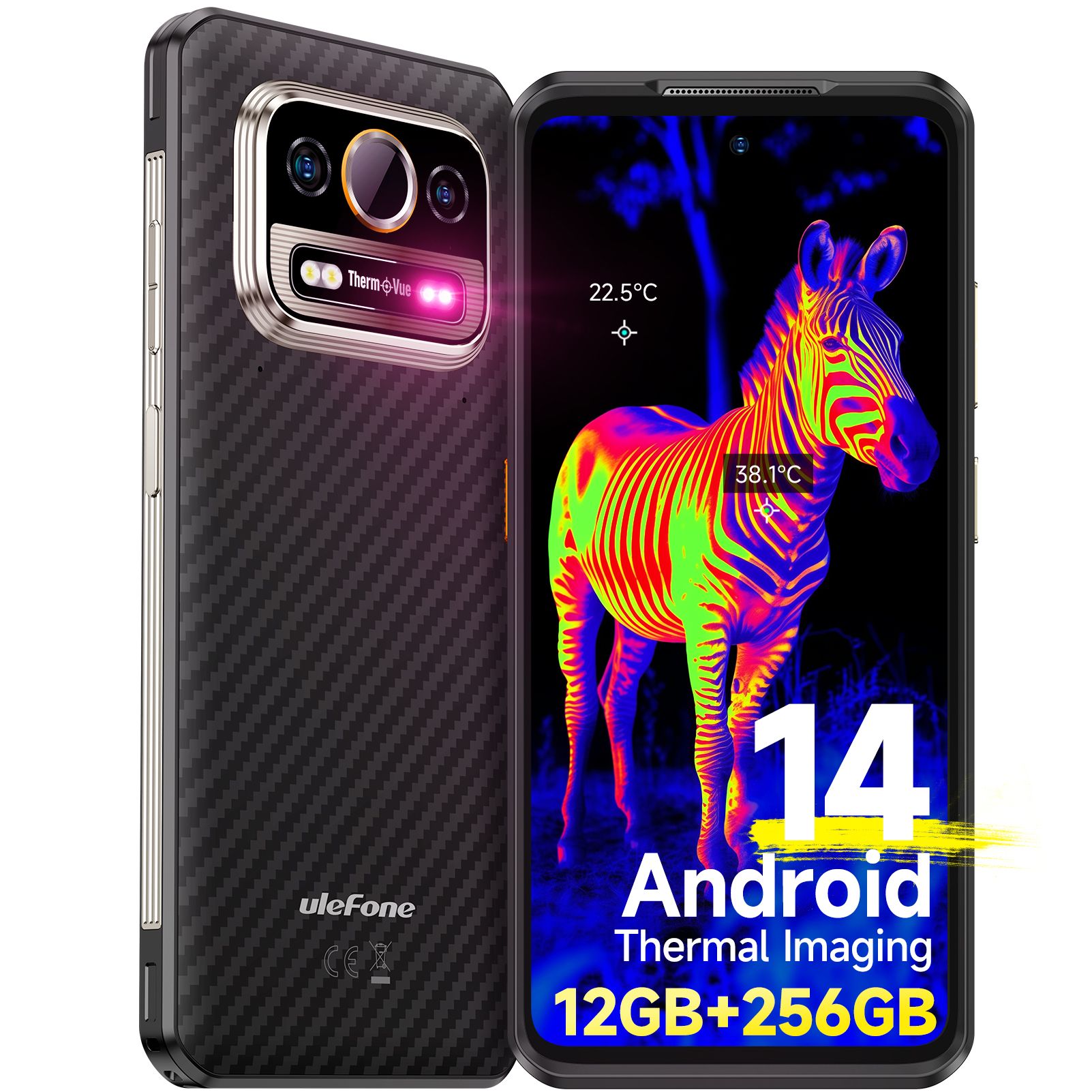 ULEFONEСмартфонArmor25TТепловизионнаясъемка4GтелефонGlobal6/256ГБ