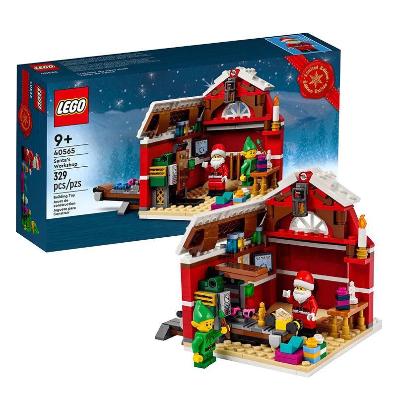 НовыйLEGOSeasonalSantaClausWorkshop40565,МастерскаяСанты