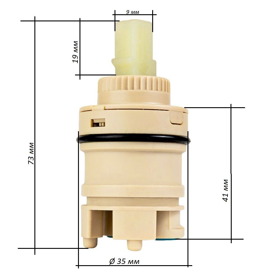 Картридж керамический для смесителя 35мм №3
