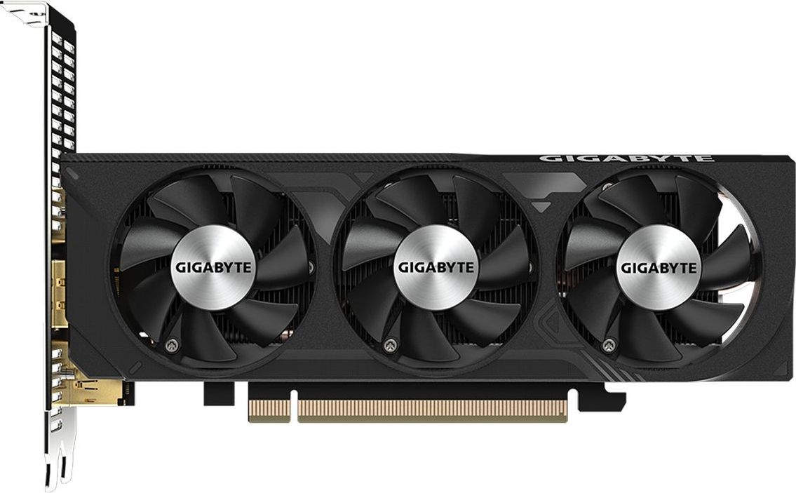 Gigabyte Видеокарта GeForce RTX 4060 D6 Low Profile 8 ГБ (GV-N4060D6-8GL)