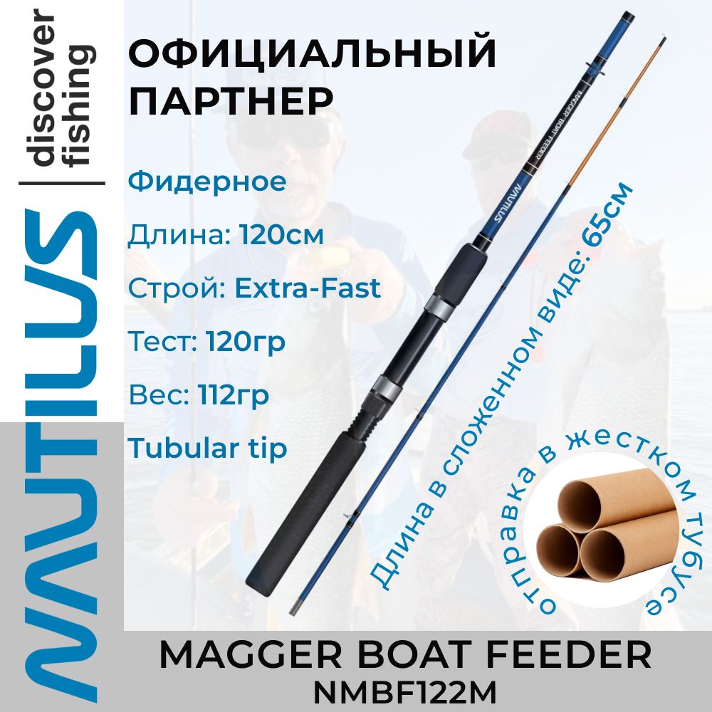 Удилище фидерное Nautilus Magger Boat Feeder 120см 120гр NMBF122M sec 2