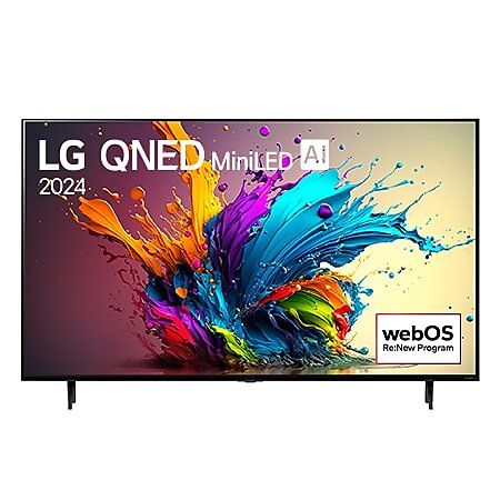 LGТелевизор65QNED91T6A65"4KUHD,черный