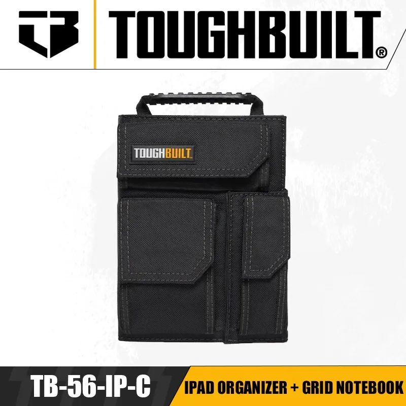 TOUGHBUILTTB-56-IP-CОрганайзердляiPad+блокнотссеткойСумкадляинструментов