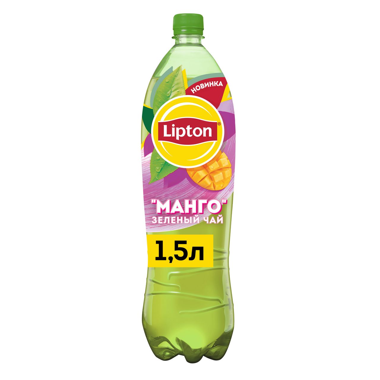 Холодный чай Lipton зеленый со вкусом манго, 1.5л