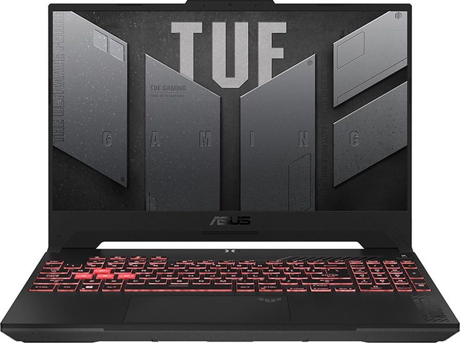 ASUSTUFGamingA15Игровойноутбук15.6",AMDRyzen57535HS,RAM16ГБ,SSD512ГБ,NVIDIAGeForceRTX4060(8Гб),Безсистемы,(90NR0E85-M008K0),серый,Русскаяраскладка