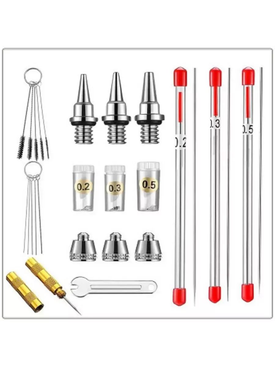 Аэрографа-крышка сопла комплект