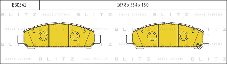 Колодки дисковые передние Toyota Venza 09-11