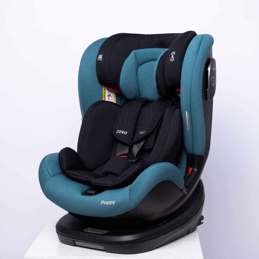 Автокресло Peppy Zero Isofix 0-36 с рождения до 12 лет (green)