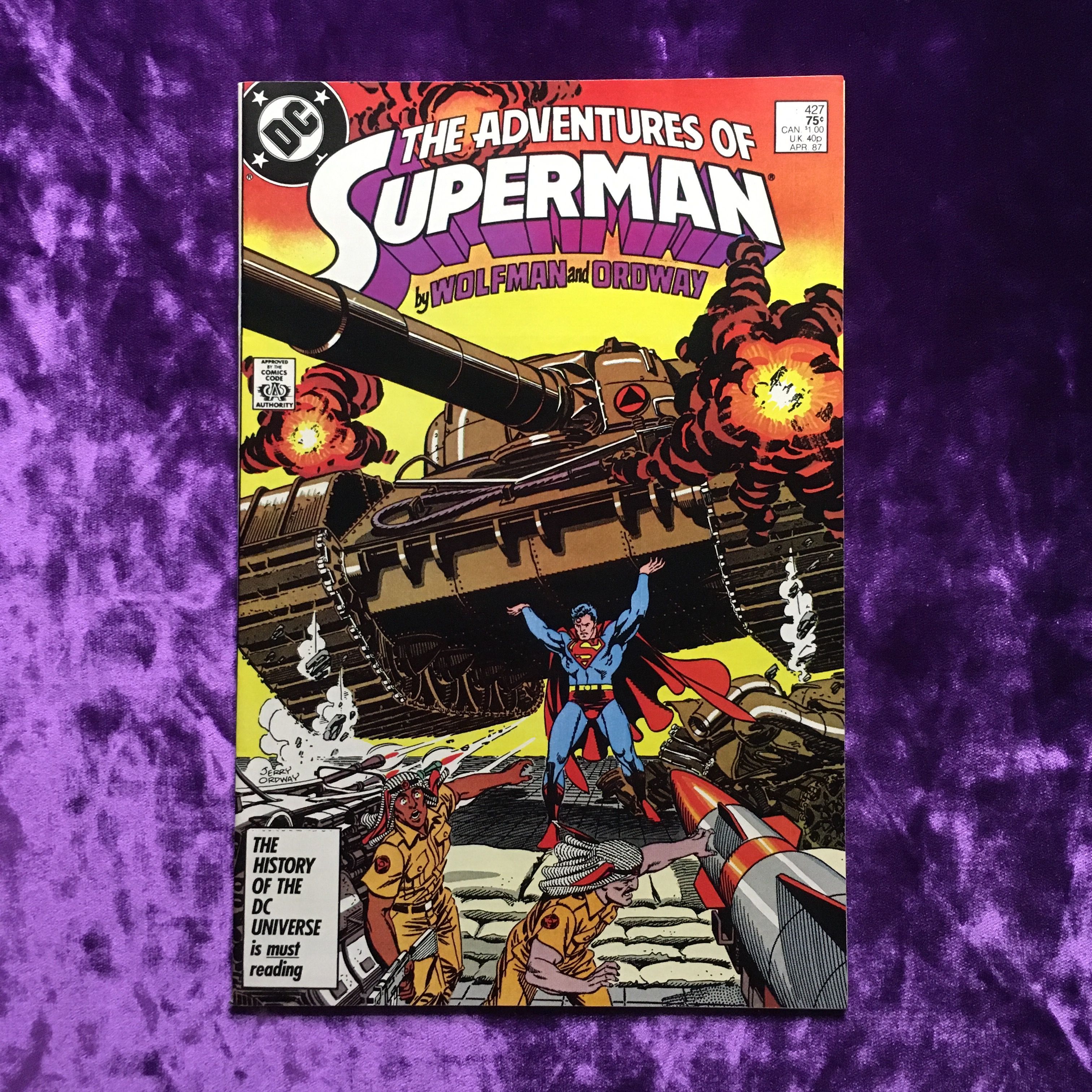 Adventures of Superman. Mind Games. Vol. 1 #427 APR 1987. Оригинальный комикс на английском языке