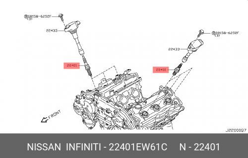 Свеча зажигания NISSAN TEANA (J32)