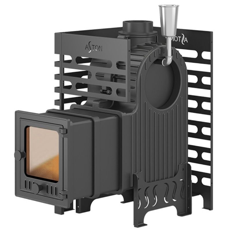 ПечьдлябаниASTONШторм16(ДТ-4С)Longчугуннаясзакрытойкаменкойистеклом