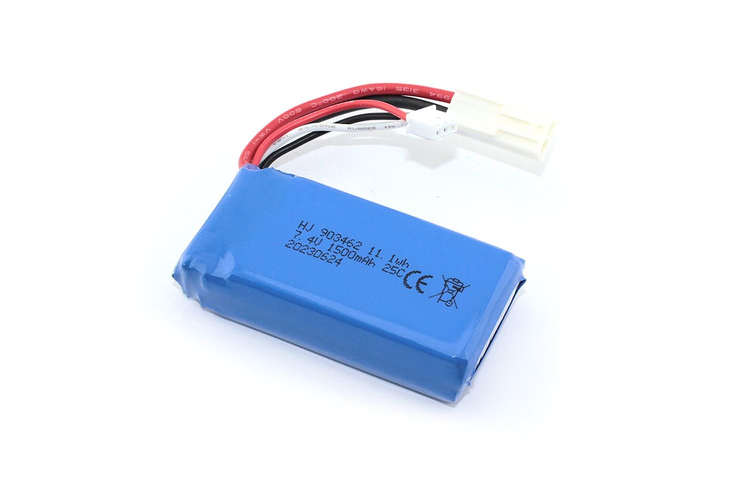 Аккумулятор Li-Pol 7.4v 903462 1500mah разъем EL