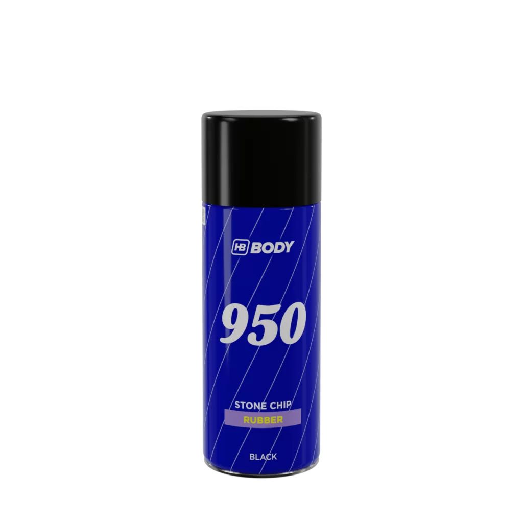 Антигравий HB BODY 950 STONE CHIP SPRAY, черный, аэрозоль, 400мл