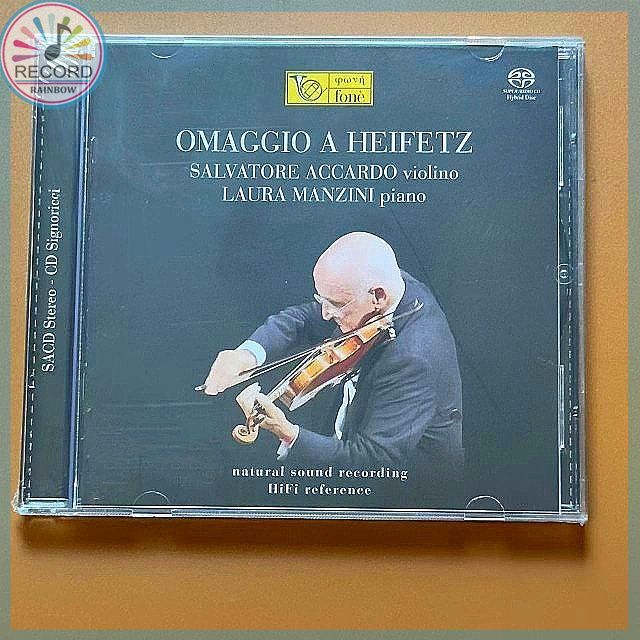 SALVATORE ACCARDO Violino LAURA MANZINI Piano 2019 CD настоящий Герметичная упаковка совершенно новый