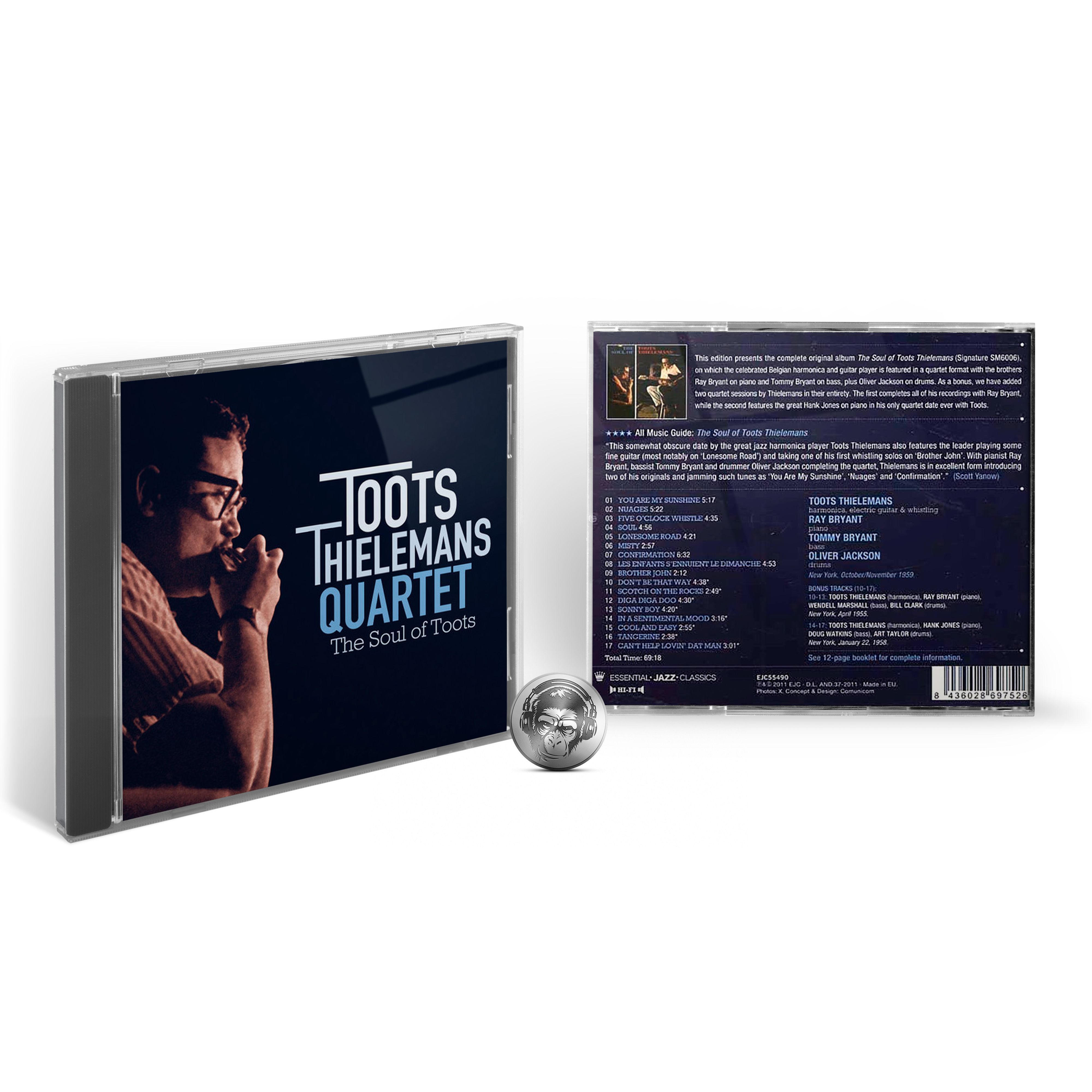 Музыкальный диск Toots Thielemans - The Soul Of Toots (1CD) 2011 Essential Jazz Classics Jewel