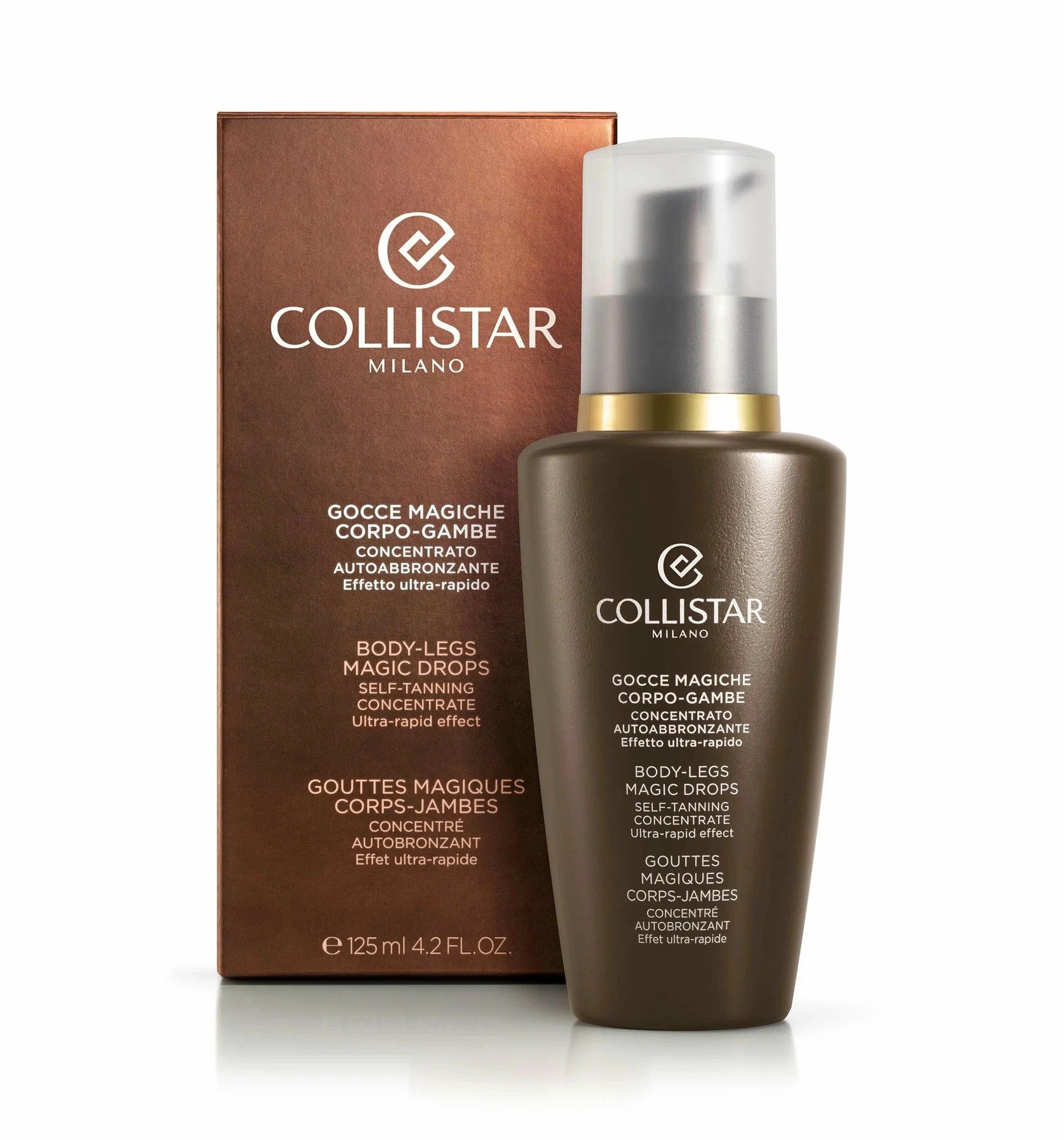 Collistar Self-Tanning Body-Legs Magic Drops - Автозагарный концентрат сверхбыстрого действия, 125 мл