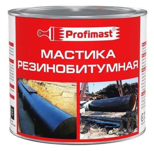 PROFIMAST мастика резино-битумная, 2 л