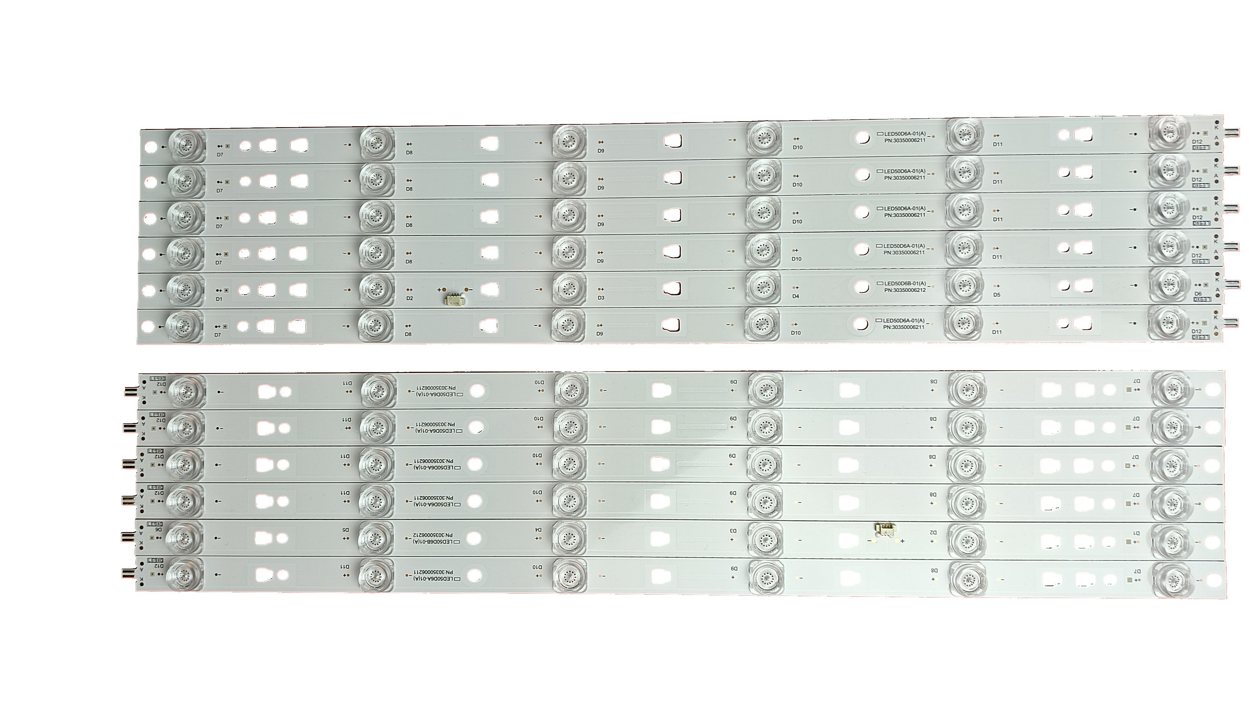 Подсветка для KIVI 50UR50GR, 50UK30S; DOFFLER 50DF49-T2; LED50D6A-01(A); LED50D6B-01(A)