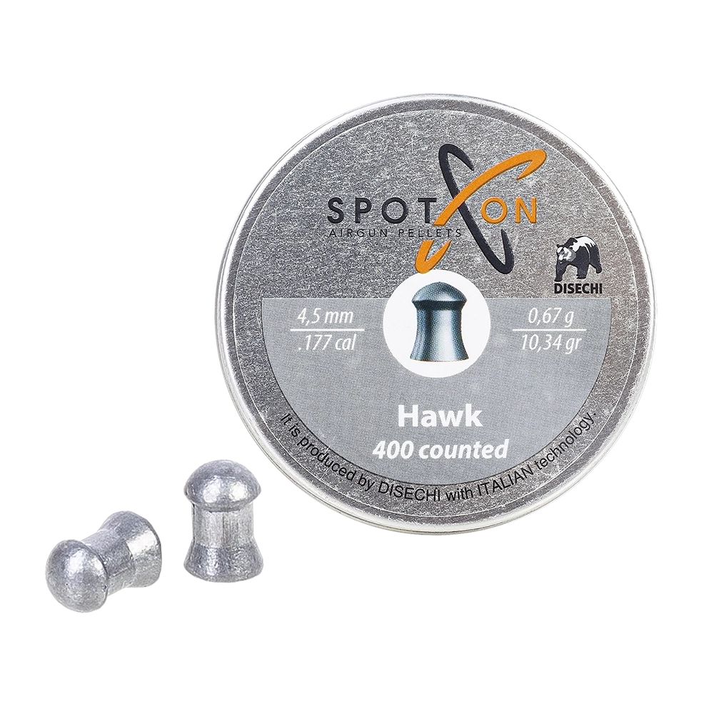 Пуля пневм. SPOTON Hawk 4,5 мм, 0,67 гр. (400 шт), 00247106