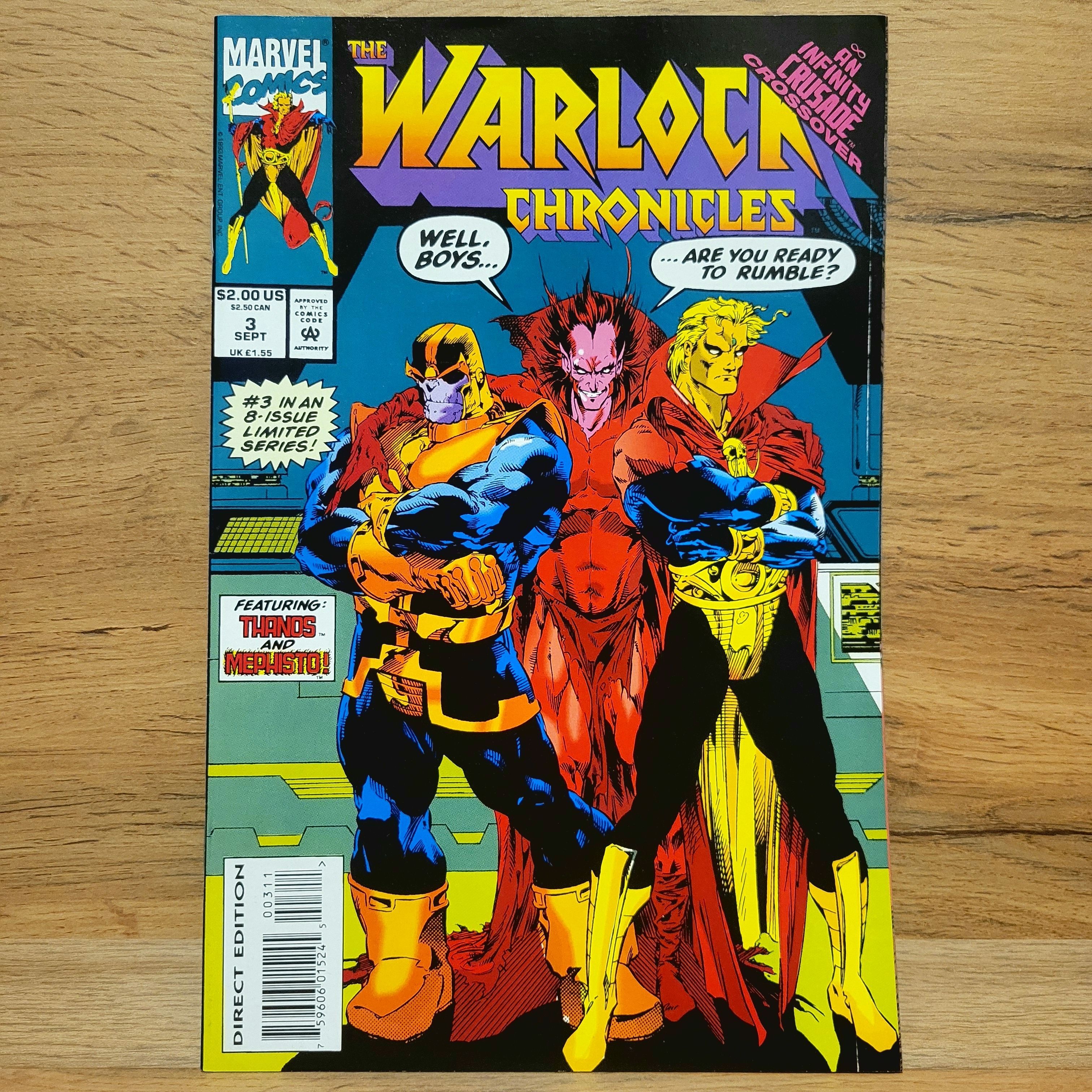 Ретро Комикс Warlock #3. 1993 Год. | Lee