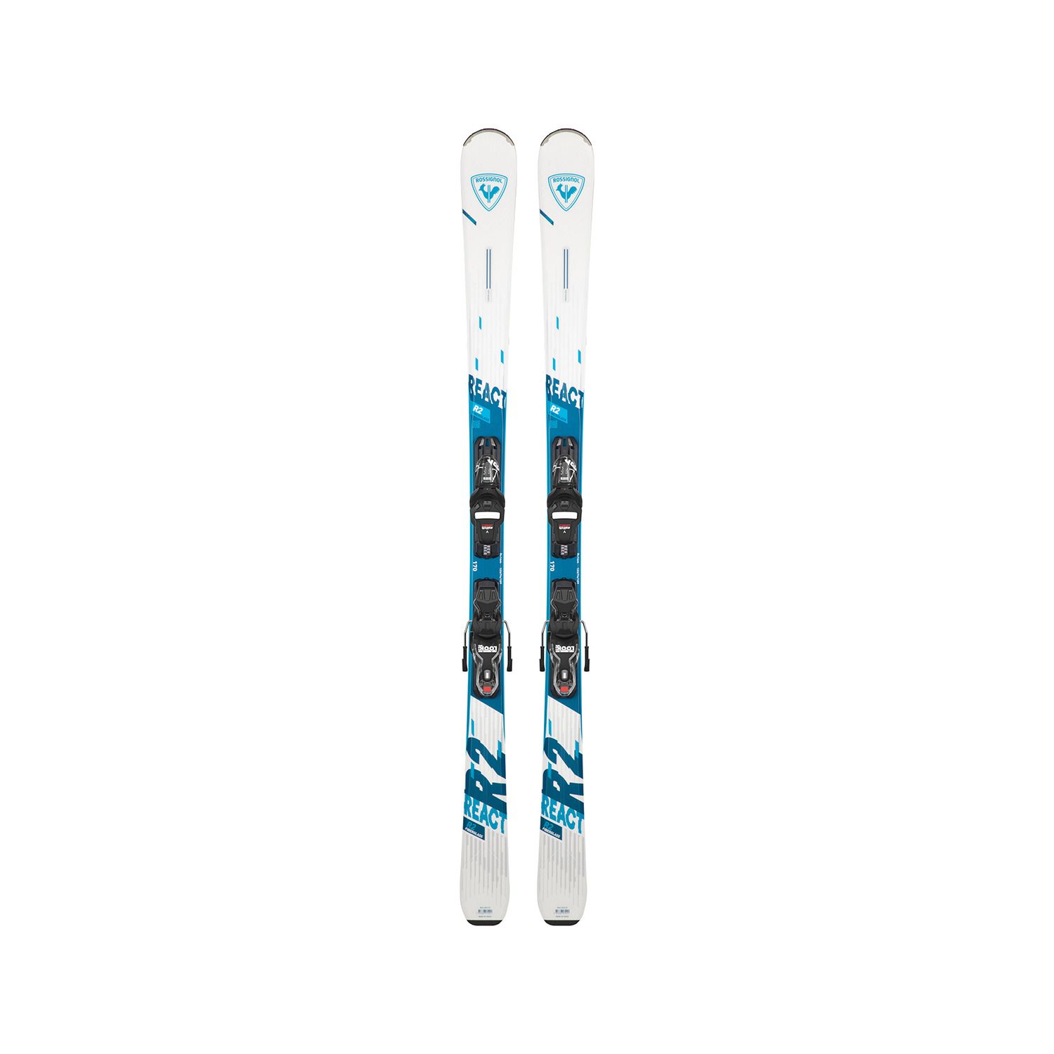 Горные лыжи с креплениями Rossignol React 2 Xpress + Xpress Jr 7 22/23