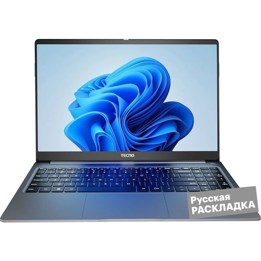 TecnoMegaBookT1Ноутбук15.6",AMDRyzen55500U,RAM16ГБ,SSD512ГБ,AMDRadeonGraphics,WindowsHome,(WINR5-5500U15.6),серый,Русскаяраскладка