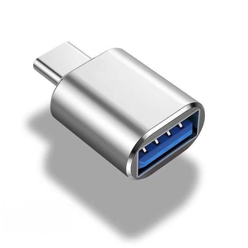 Переходник type С на USB usb на type c, OTG 3.0 Серебро