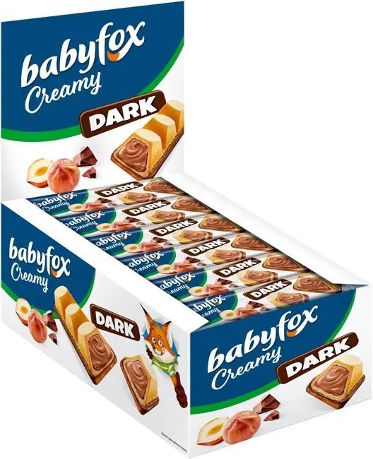 BabyFox, вафельный батончик Creamy Dark