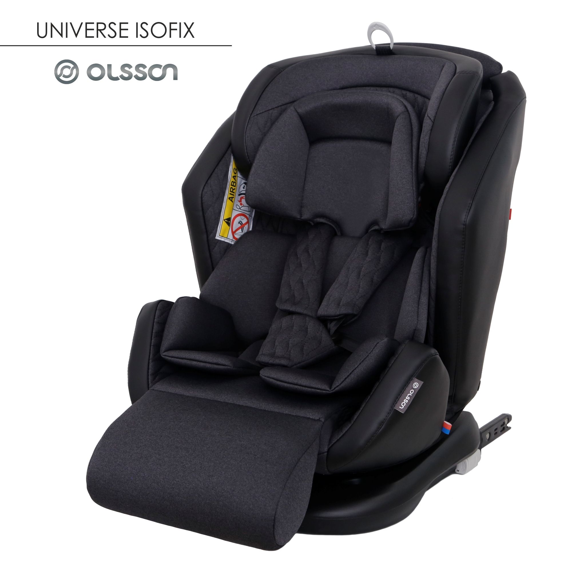 Автокресло Universe Isofix 0+/I/II/III Black