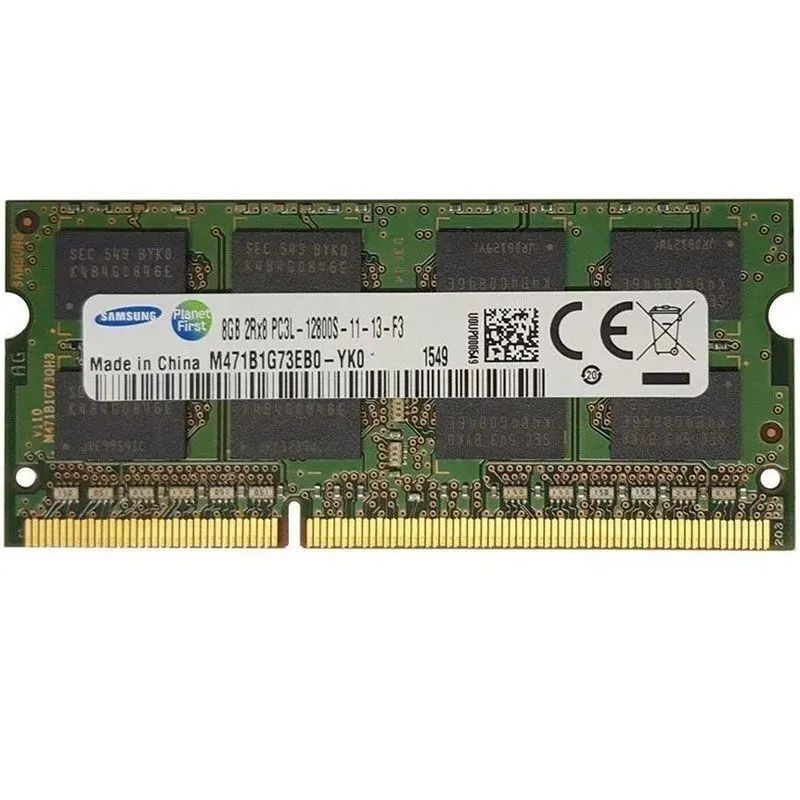 ОперативнаяпамятьSamsungDDR3L8ГБSO-DIMM1600МГцPC3L-12800S1x8ГБ(M471B1G73EB0-YK0)